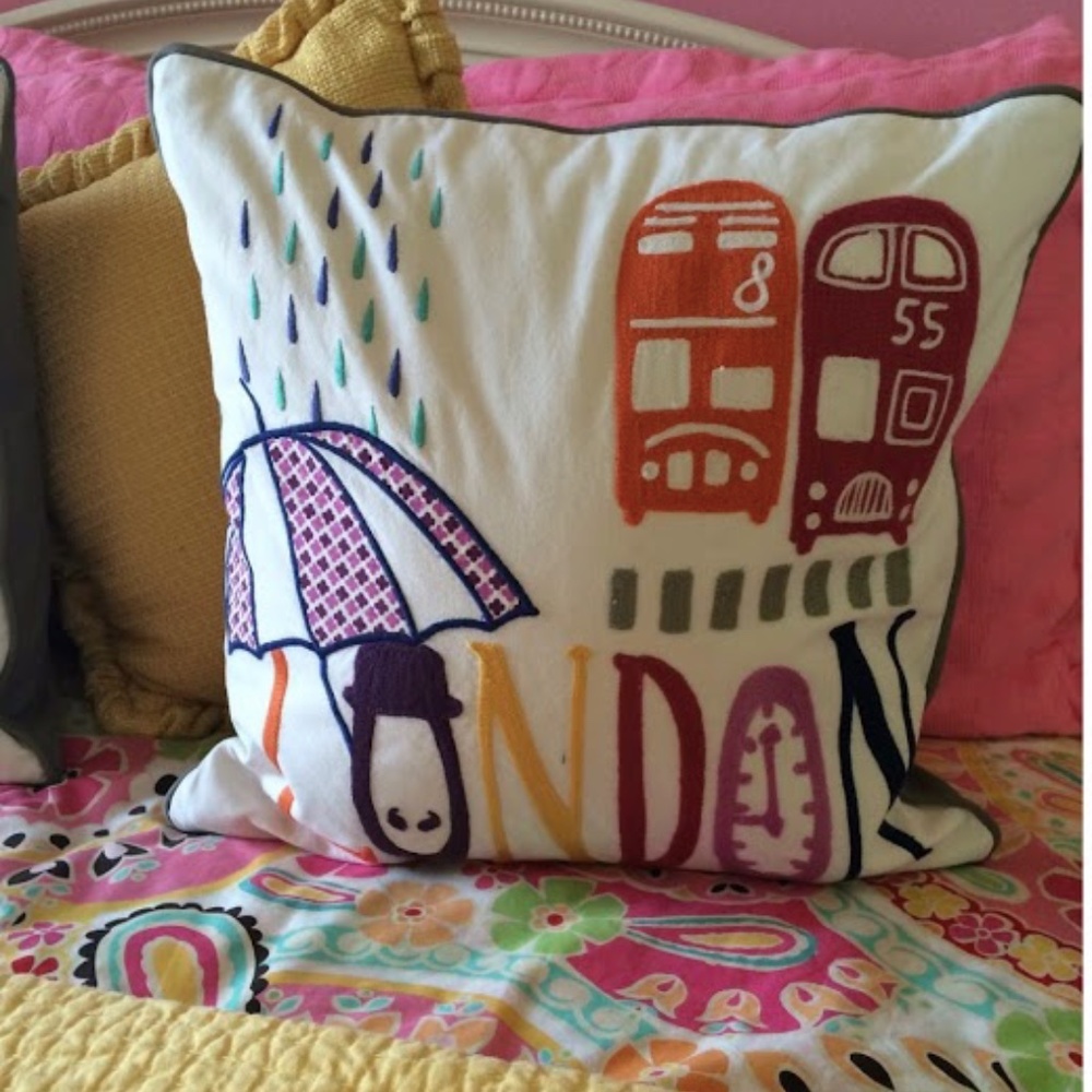 Pottery Barn Teen London Pillow Case